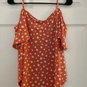 Back Detail Knit Tank Top